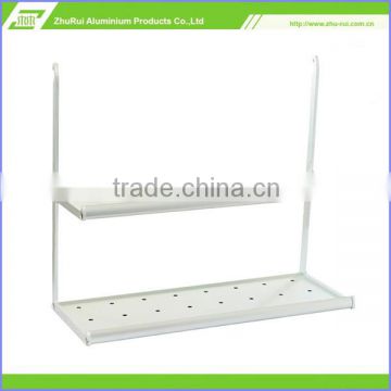 2014 Hot sale smooth aluminum kitchen shelf rack