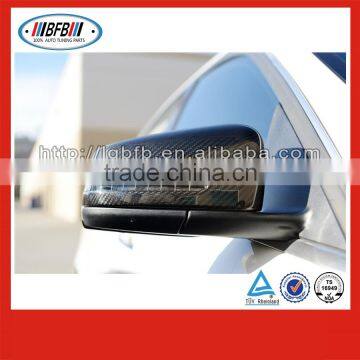 hot sale car side wing mirror cover FOR MERCEDES W204 C-Class 2010-2013 black carbon