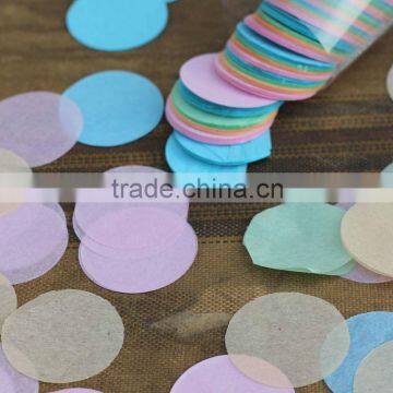 round shape Colorful tissue paper confetti for party decoration