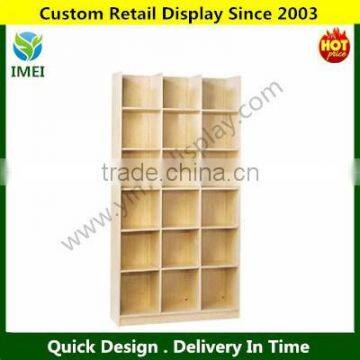 POP customer design wood bin cabinets rack display with panels YM15011