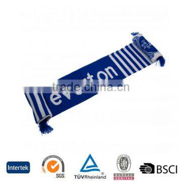 2016 bulk sale hign quality custom comfortable long Everton football scarf