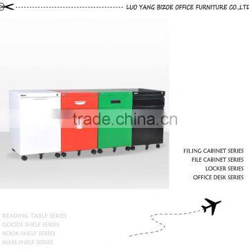 Steel furniture manufacture pedestal / mobile metal drawer cabinet