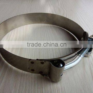 High qulity and best price Stainless steel T-type strength hose clamp