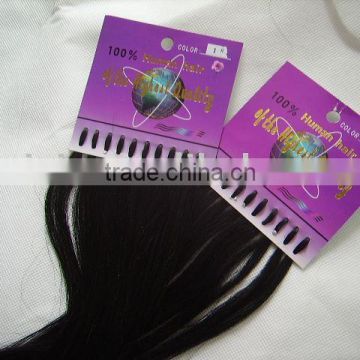 pre-boded human hair extension/nail hair extension/nail-tip human hair /stick hair/keratin human hair products