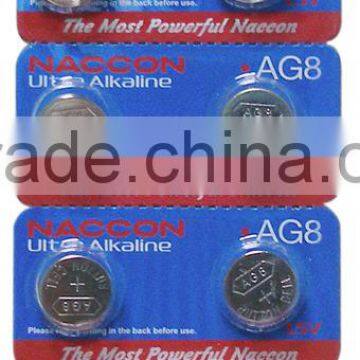 AG8 1.5v 42mAh Alkaline Button Cell Battery Ag3 photo-2