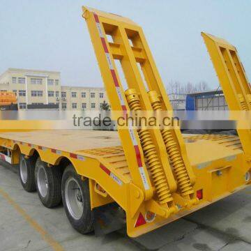 China Hot-selling Tri-axle 40 Tons Gooseneck Low Bed Trailer Transportation photo-4