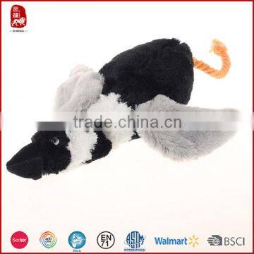 Wholesale custom stuffed plush bird that can fip for pet shop dog toys