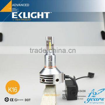 EKLIGHT Manufacturer TUV/CE/Emark Approved Super Bright H4 H7 H11 9005 H13 Car 75w led headlight