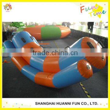 2015 funny water game, inflatable seesaw,water seesaw for water park