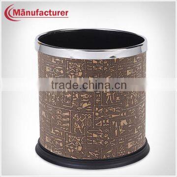 Indoor Decorative Eliptic Bedroom Mini Trash Can/Plastic Trash Bin