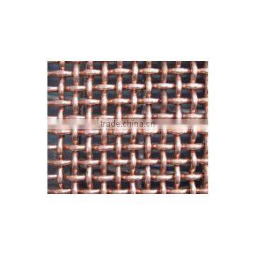 Red copper Crimped Wire Mesh, Plain Crimped wire mesh