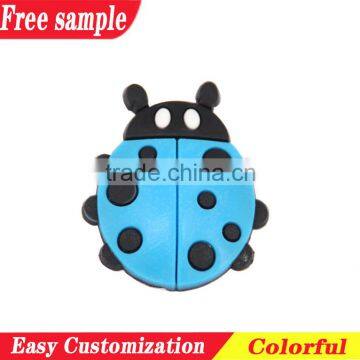 Ladybug style decorative soft shoes charms