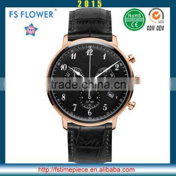 FS FLOWER - Grade Quality Business Men Classical Watch With Chronograph Function For Sports photo-2