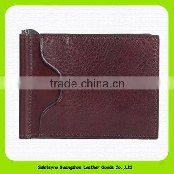 15017 Exquisite craftsmanship leather money clip wholesale