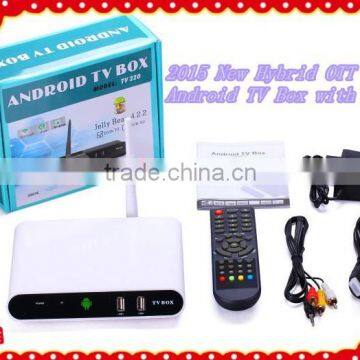 2015 New !!! Dual Core Hybrid OTT with DVB-T2 support XBMC