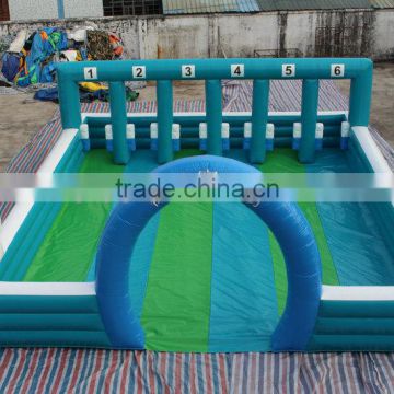 2015 Sunjoy factory price inflatable game,inflatable horse racing game for kids and adult