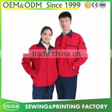 Good quality industrial working safety uniform security safety worker uniform customized