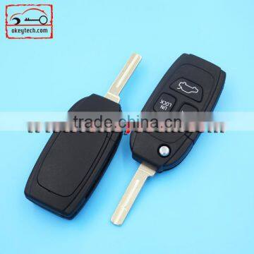 New products 3 button flip car key blanks wholesale VOLVO key blank