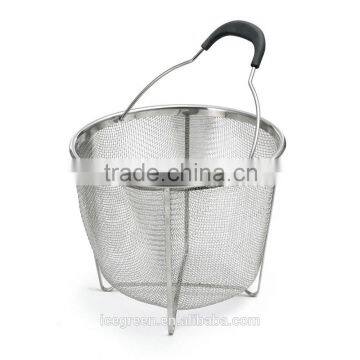 Stainless Steel Polder Strainer/Steamer Basket