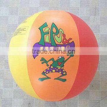 pvc inflatable ball 9'' printed pvc toy ball