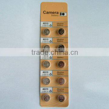 AG13 ALKALINE MANGANESE DIOXIDE BUTTON CELL