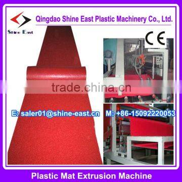 PVC carpet spinning unit/PVC Firm Backing Coil Mat Extrusion Line