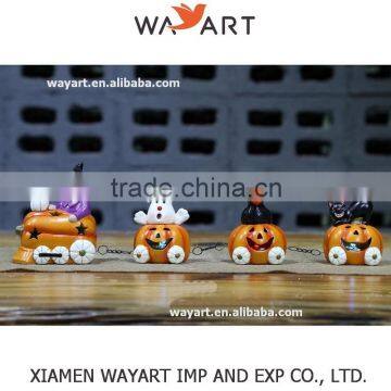 2015 wholesale high quality Resin Pumpkin train with Led Halloween Decoration
