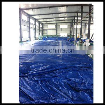 blue color 150gsm hdpe tarpaulin sheet to Japan market