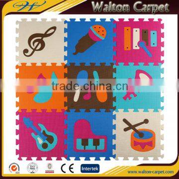 Little musican educational non-toxic eco-friendly eva puzzle mats