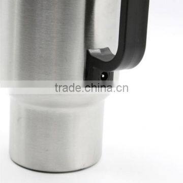 12V 450ml Stainless Steel Car Heated Cup Electronic Thermal Travel Mug Insulation Silver photo-6
