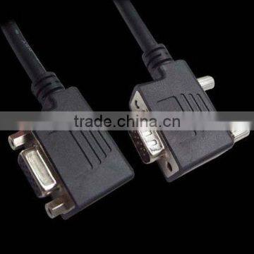 Right angle D-sub15 Male to D-sub15 Female cable