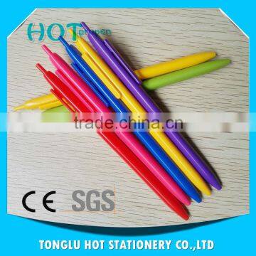 Unique products to buy Solid color barrel. Clip and plunger color print plastic pen