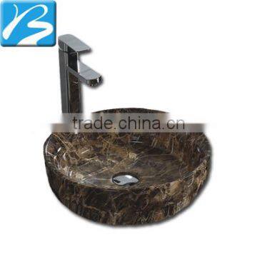 Chinese supplier Bathroom porcelain White bathroom basins with cabinets