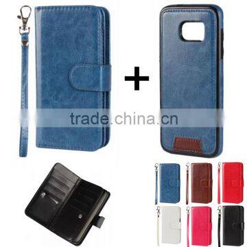 separable flip wallet crazy horse pattern phone case cover for LG g k magna aka l f e 10 9 8 7 6 5 4 3 2 1 stylus pro lite 70 80