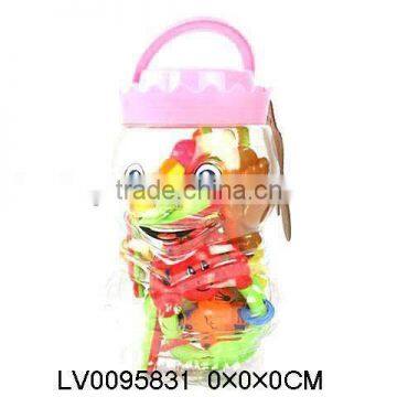 Bottled high quanlity baby shaking bell toy bell ABS plastic rattle LV0095831