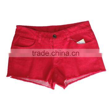 2015 New Design OEM Sexy Tight Shorts Women Tight Jeans Shorts