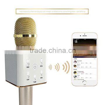 TUXUN Q7 Wireless Handheld Microphone Portable Karaoke Player For Smart Phones