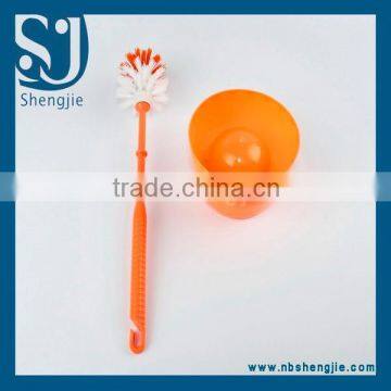 Trade Assurance Hot Selling Cheap Cleaning Clear Plastic Toilet Brush With Holder photo-3