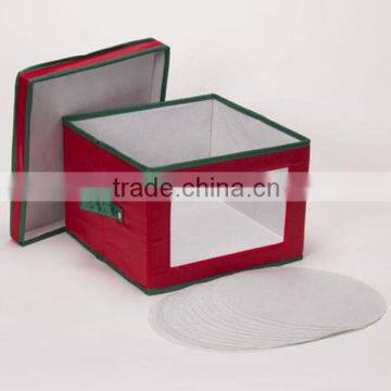 Fabric Thicken Protective Holiday Waterproof Cooking Salad Plate Storage Box photo-3