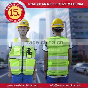 hi Viz Reflective Safety Vest With Pockets photo-4