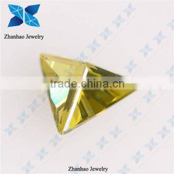 Raw material triangle cubic zirconia prices