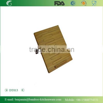 DT013/Hot Sales Bamboo Square Ipad holder,New Design Bamboo Ipad Rack,Tablet Stand