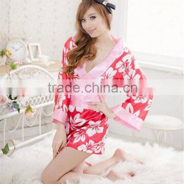 Factory direct sale sexy maggie hula broken beautiful Japanese kimonos uniform temptation lingerie sleepwear