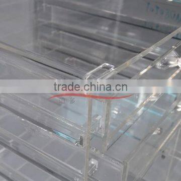 Wholesale Custom 6 Drawer Clear Acrylic Makeup Organizer for Home Hotel or Shop photo-5