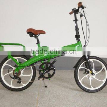 Small folding easy operation electric bike