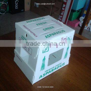 Corrugated Plastic Agriculture Packing Box PP crate