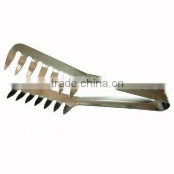 Stainless steel spaghetti tongs