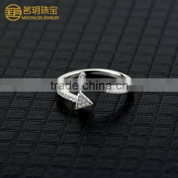 Wholesale Unique Design of 925 Sterling Silver Arrow Openings Ring for Stylish Men photo-5