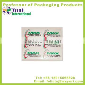Yori High quality printing label pvc sticker 3d white sticker paper