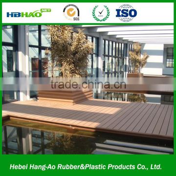 Waterproof WPC decking hollow WPC decking wood plastic composite decking